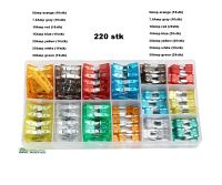 Sikrings sortiement 220 STK Normal/Small