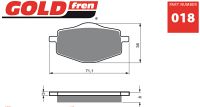 Gold-Fren Bremseklodser