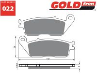 Gold-Fren Bremseklodser