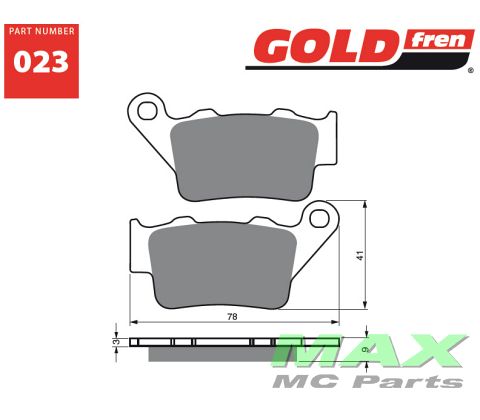 Gold-Fren Bremseklodser