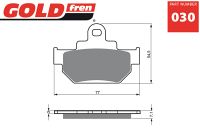 Gold-Fren Bremseklodser