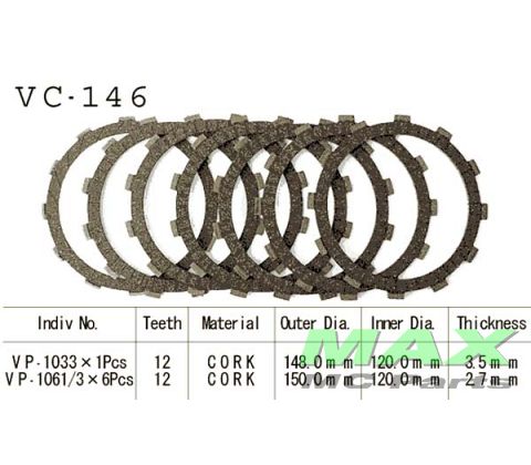 Koblingsplader HONDA CB500 CX500