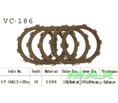 Koblingsplader JAPAN MTX125 XL250