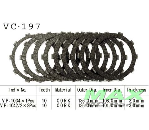 Koblingsplader VESRAH CBR600 VF750F VFR8
