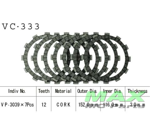 Koblingsplader GS500E GSX400 GS450