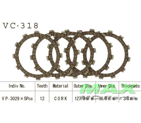 Koblingsplader(5) RM80 RM85 KLX125