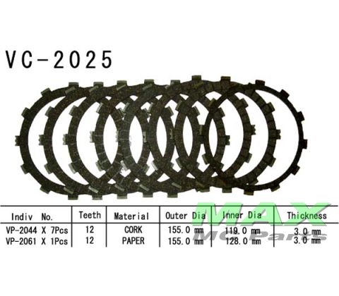 Koblingsplader(8) YFZ450 YFM700