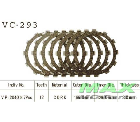 Koblingsplader(7) VESRAH YAMAHA RD500LC