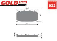 Gold-Fren Bremseklodser