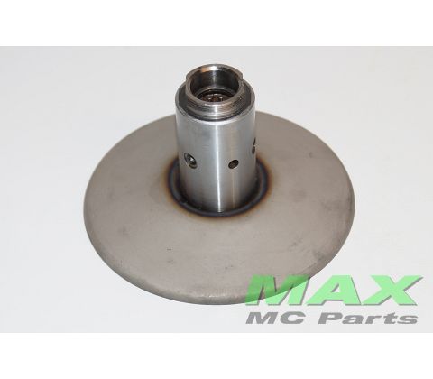 Remskive, bag m/aksel 123 mm /Ø34mm