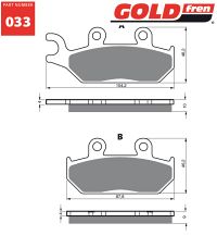 Gold-Fren Bremseklodser