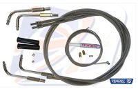 UNIVERSAL GASKABEL STÅL*PUSH FIT* HARLEY