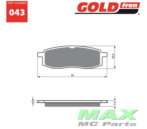 Gold-Fren Bremseklodser