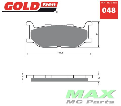 Gold-Fren Bremseklodser
