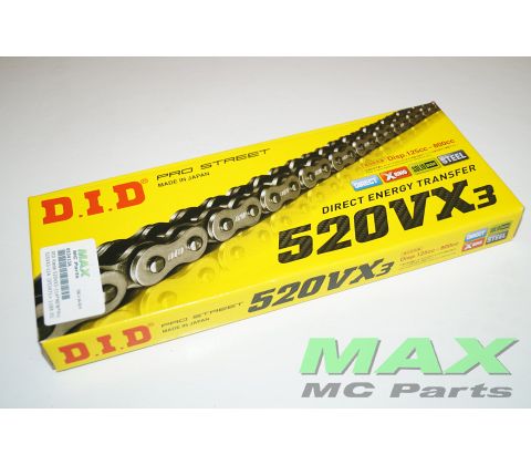DID Kæde 520VX3-114*NEW*ProStreet X-ring