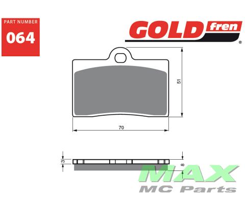 Gold-Fren Bremseklodser