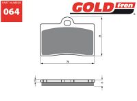 Gold-Fren Bremseklodser