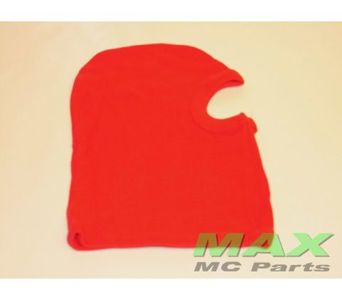 Hjelmhue - RØD bomuld