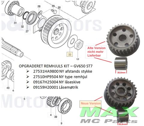 NUT,ENGINE REMHJUL BL.A. ST7