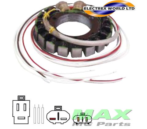 Stator - 2 CDI COIL - 115x54x17(30)MM