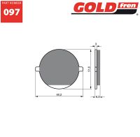 Gold-Fren Bremseklodser