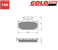 Gold-Fren Bremseklodser