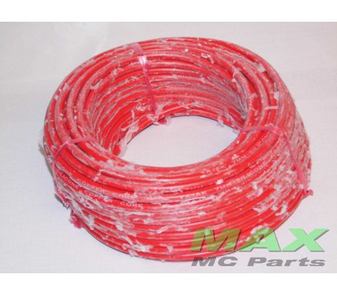 Tændkabel 7mm x 30m silikone RED/RØD