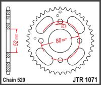 JT Bagkædehjul - JTR1071.30
