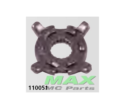 Låseskive for ventilator/remskive