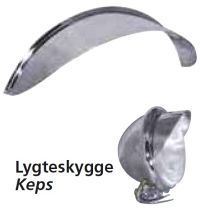 Chrom Lygteskygge 5 3/4 FORLYGTE
