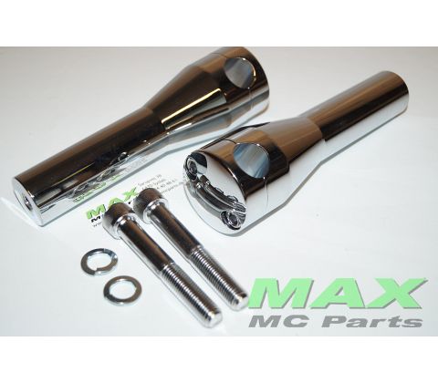 Chrom Styrforhøjere 7/8 -RAIS 10CM-12mm