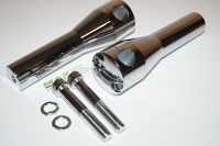 Chrom Styrforhøjere 7/8 -RAIS 10CM-12mm