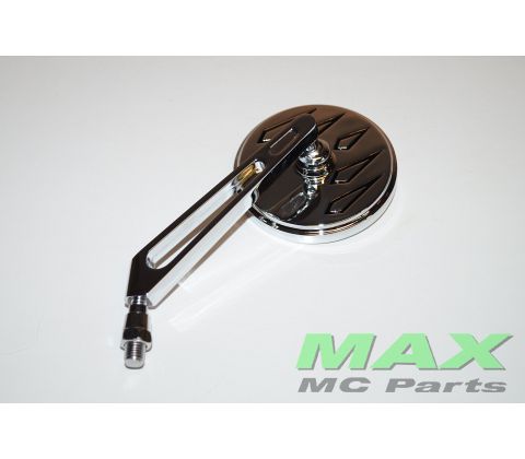 Chrom Spejl Venstre/LH POLERET ALU 10MM