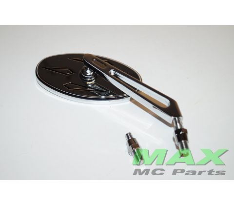 Chrom Spejl Højre/RH POLERET ALU 10MM