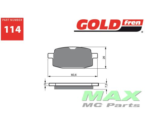 Gold-Fren Bremseklodser