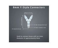 Y-samling - Ø5/16 SLANGE 8MM