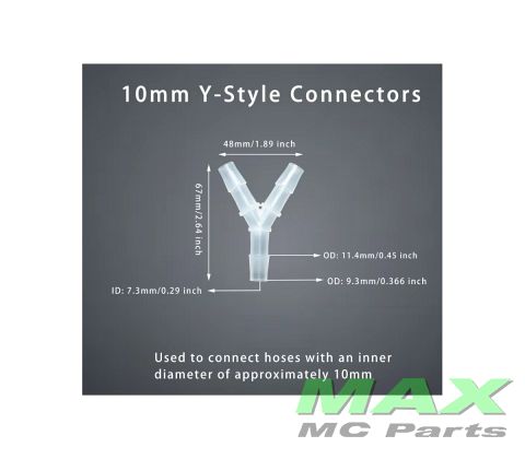 Y-samling - Ø3/8  SLANGE 9-10MM