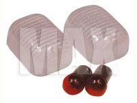 Klar blinklys glas m. pære Ducati