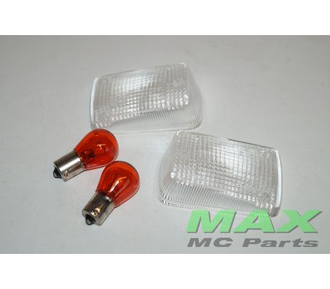 Klar blinklys glas m. pære GSXR / GSF