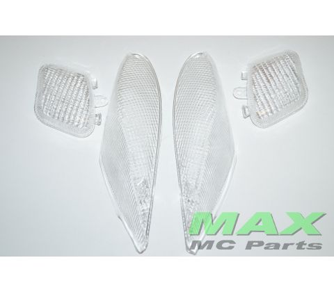 Blinkglassæt (4 stk.), klar