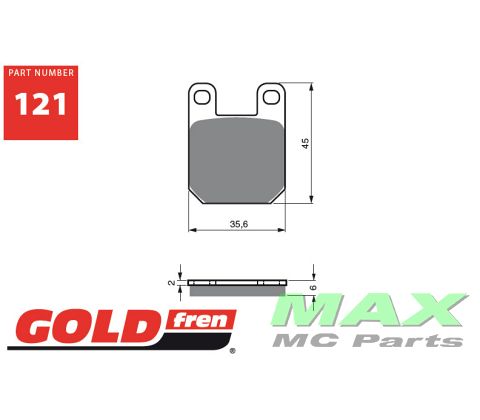 Gold-Fren Bremseklodser