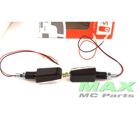 LED BLINKLYS  SÆT METAL *E-APPROVED*