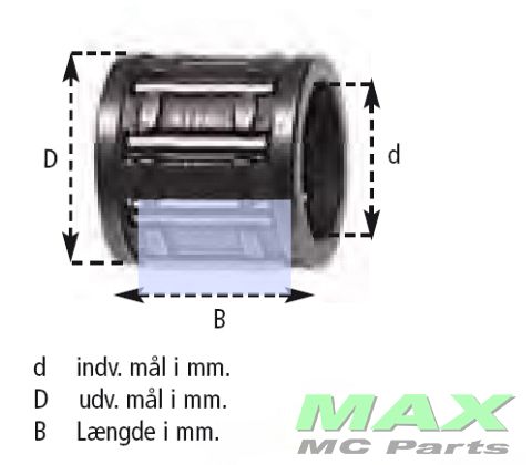 VESRAH Nåleleje 12x17x15mm