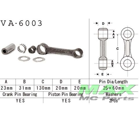 Plejlstang kit YAMAHA YZ250 82-89