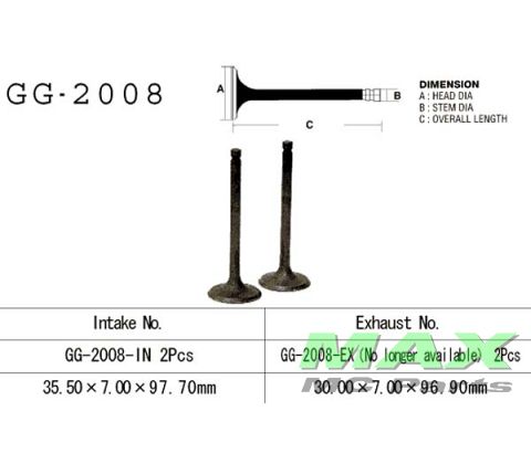 Udstødningsventil YAMAHA XS360 XS400