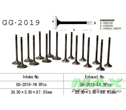 Udstødningsventil YAMAHA V-MAX1200