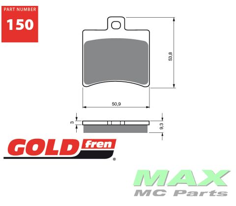 Gold-Fren Bremseklodser