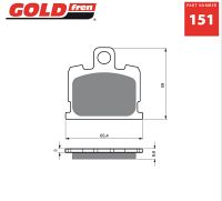 Gold-Fren Bremseklodser