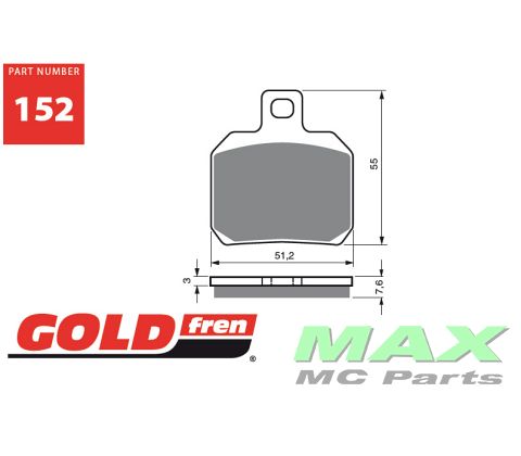 Gold-Fren Bremseklodser