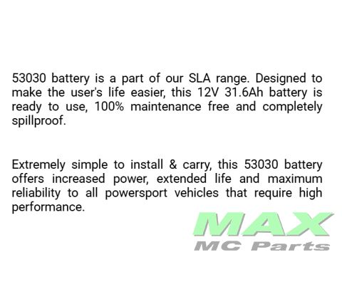 BS BATTERI *SLA* DIN 53030  BMW